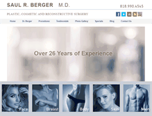 Tablet Screenshot of drberger.com